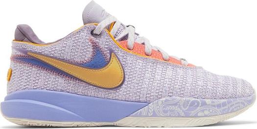 Кроссовки Nike LeBron 20 EP 'Purple And Gold', фиолетовый
