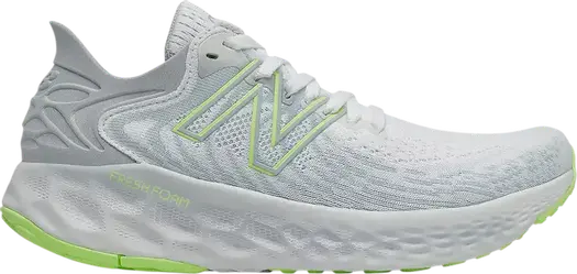 Кроссовки New Balance Wmns Fresh Foam 1080v11 2E Wide 'White Bleached Lime Glow', белый