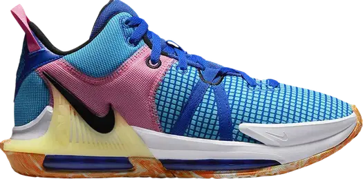 Кроссовки Nike LeBron Witness 7 'Hyper Royal Pink', синий