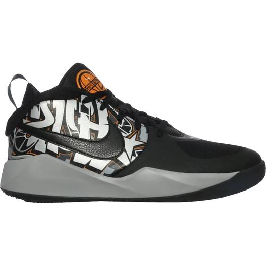 Кроссовки Nike Team Hustle D9 GS Graffiti, черный/мультиколор