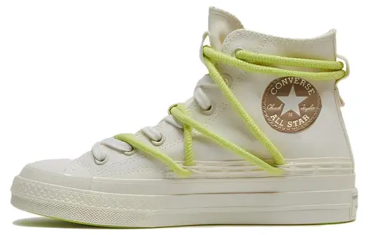 Кроссовки Converse Chuck 70 High Double Laces 'White Green'