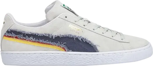 Кроссовки Puma Suede Triplex Denim - White Peacoat, белый