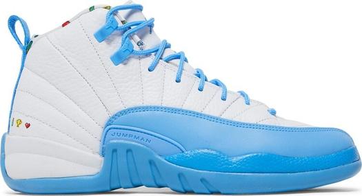 Кроссовки Air Jordan 12 Retro GS Emoji, белый