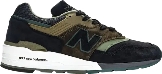 Кроссовки New Balance 997 'Black Green', зеленый