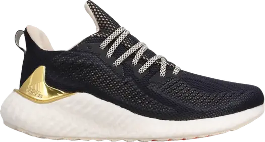 Кроссовки Adidas AlphaBoost 'Gold Metallic', синий