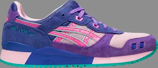 Кроссовки gel lyte 3 og 'cotton candy bubblegum' Asics, фиолетовый