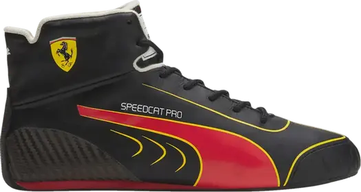Кроссовки Puma Scuderia Ferrari x Speedcat Pro CS Replica Black Rosso Corsa, черный
