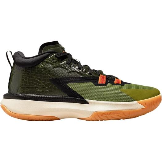 Кроссовки Nike Air Jordan Zion 1 PF Let's Dance, черный/зеленый/бежевый
