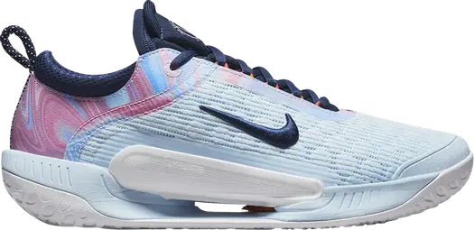 Кроссовки Nike NikeCourt Zoom NXT 'Glacier Blue Team Orange', синий