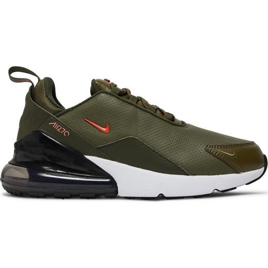 Кроссовки Nike Air Max 270 Premium Leather, темно-оливковый/мультиколор