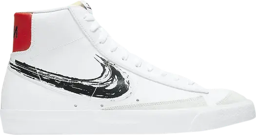 Кроссовки Nike Blazer Mid '77 Vintage 'Brushstroke', белый