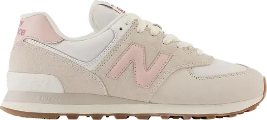Кроссовки New Balance 574 'White Pink', белый