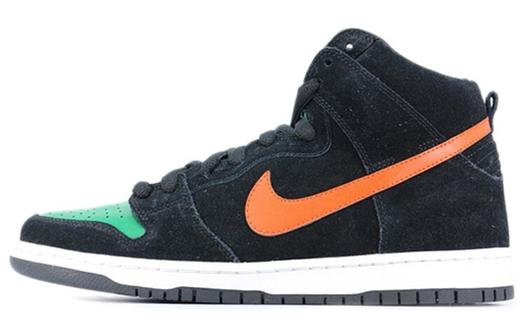 Кроссовки Nike Sb Dunk High Jagermeister, черный/оранжевый