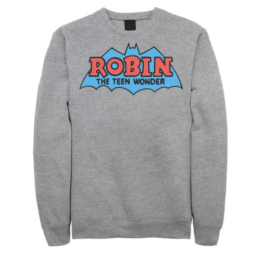 Мужской свитшот с классическим логотипом Robin The Teen Wonder DC Comics