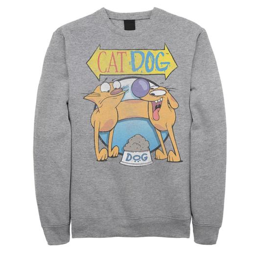 Мужской классический пуловер с логотипом CatDog Licensed Character