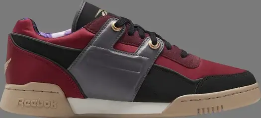 Кроссовки street fighter x workout plus 'm. bison' Reebok, черный