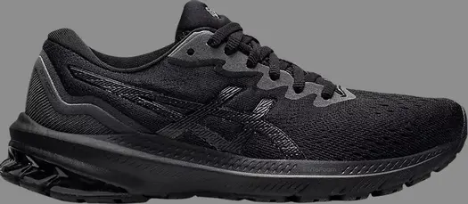 Кроссовки wmns gt 1000 11 wide 'triple black' Asics, черный