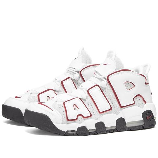 Кроссовки Nike Air More Uptempo 96, бело-красный