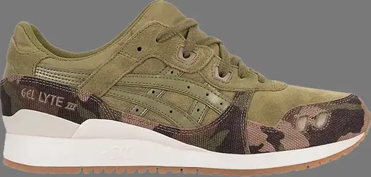 Кроссовки gel lyte 3 'forest camo' Asics, зеленый