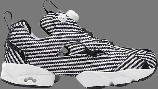 Кроссовки instapump fury 'carbon fiber' Reebok, белый