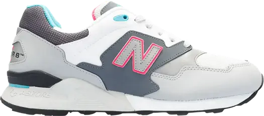 Кроссовки New Balance 878, серый/бирюзовый/белый