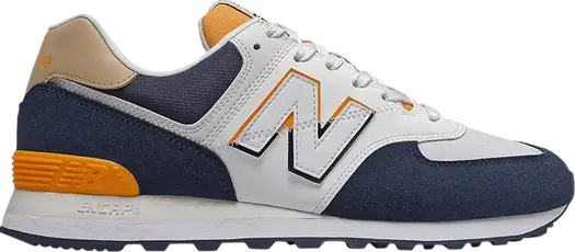 Кроссовки New Balance 574, серый/темно-синй