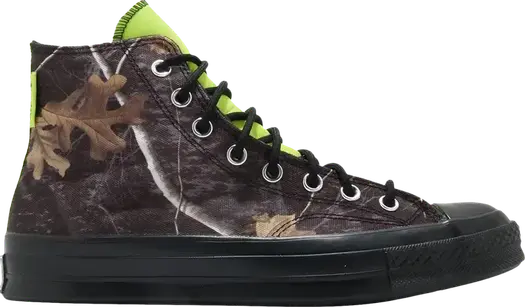 Кроссовки Converse Realtree x Chuck 70 GTX High Black, черный