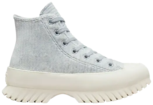 Кроссовки Converse Chuck Taylor All Star Lugged 2.0 High Striped Knit - Gravel, синий