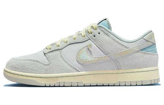 Кроссовки Nike Dunk Low SE, светло-серый/желтый