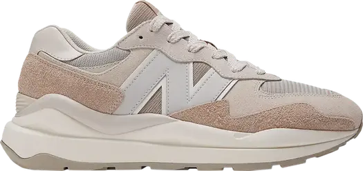Кроссовки New Balance 57/40 'Moonbeam Mindful Grey', кремовый