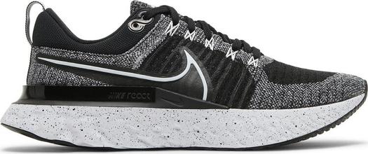 Кроссовки Nike React Infinity Run Flyknit 2 'White Black', черный