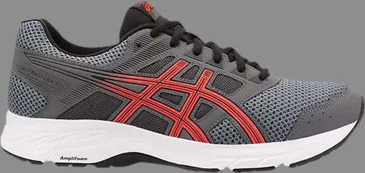 Кроссовки gel contend 5 'steel grey red snapper' Asics, серый