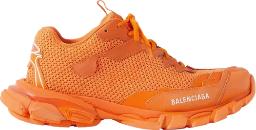 Кроссовки Balenciaga Track.3 Sneaker Orange, оранжевый