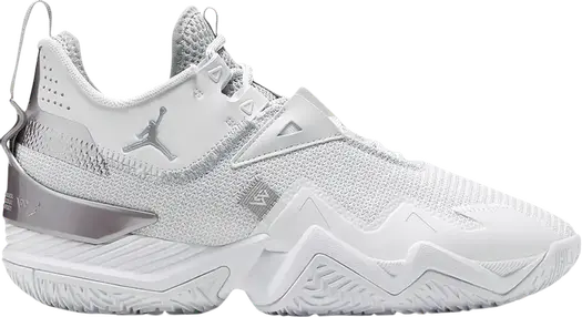 Кроссовки Jordan Westbrook One Take Triple White, белый