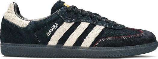 Кроссовки Adidas Maité Steenhoudt x Samba ADV 'Black White', черный