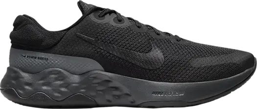 Кроссовки Nike Renew Ride 3 'Black Dark Smoke Grey', черный