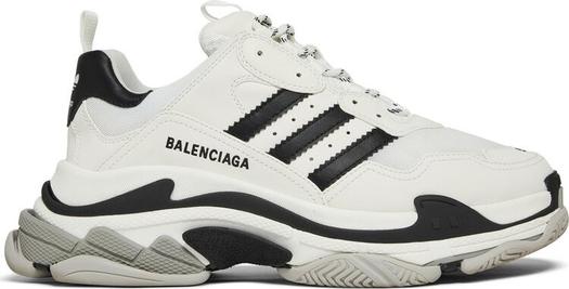 Кроссовки Adidas x Balenciaga Triple S Sneaker White, белые