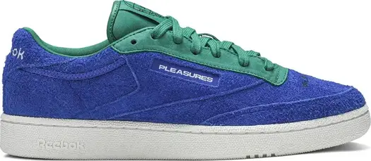 Кроссовки pleasures x club c 'vital blue' Reebok, синий