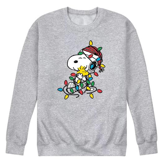 Мужской свитшот Peanuts Christmas Lights Licensed Character