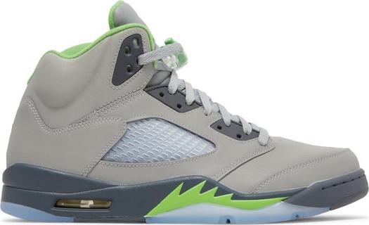 Кроссовки Air Jordan 5 Retro Green Bean 2022, серый