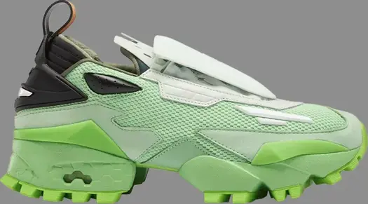 Кроссовки pyer moss x experiment 4 trail fury 'grass is greener' Reebok, зеленый