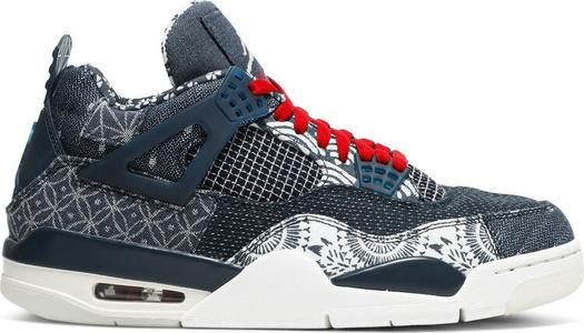Кроссовки Air Jordan 4 Retro SE Sashiko, синий