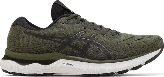 Кроссовки gel nimbus 24 'olive canvas' Asics, зеленый