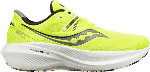 Кроссовки Saucony Triumph 20 Citron Black, желтый