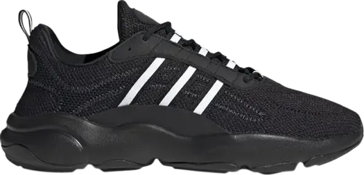 Кроссовки Adidas Haiwee 'Black White', черный