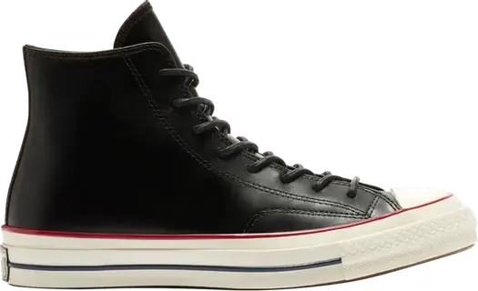 Кроссовки Converse Chuck 70 High Color Leather - Black, черный
