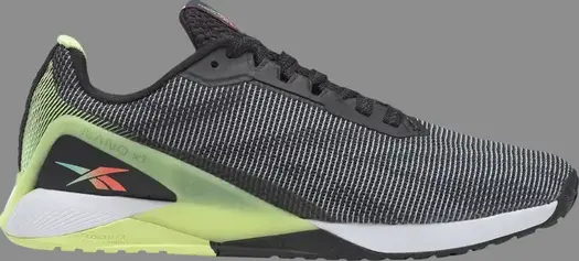 Кроссовки wmns nano x1 grit 'black energy glow' Reebok, черный