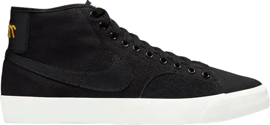 Кроссовки Nike Blazer Court Mid Premium SB 'Black', черный