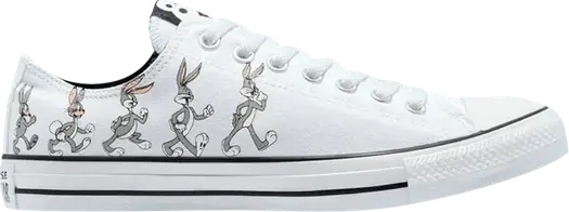 Кроссовки Converse Looney Tunes x Chuck Taylor All Star Low 80th Anniversary - Bugs Bunny, белый