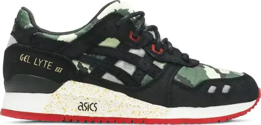 Кроссовки bait x gel-lyte 3 'vanquish camo' Asics, черный